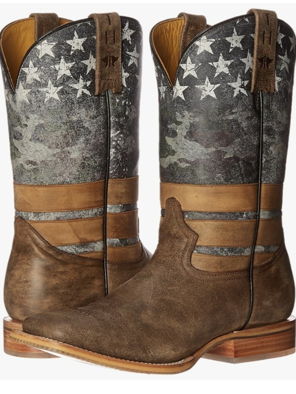 TIN HAUL men's "Freedom" USA Stars & Stripes cowboy boot 11 EE (Wide) NWT/NIB